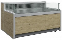 Витрина холодильная Carboma GELIOS GC111 VM 1,25-2 динамика открытая