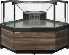Витрина холодильная Carboma GELIOS GC111 VM-5 динамика (внешний угол 90)