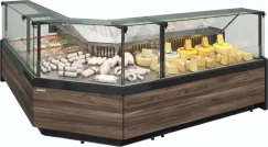 Витрина холодильная Carboma GELIOS GC111 VM-6 динамика (внутренний угол 90)