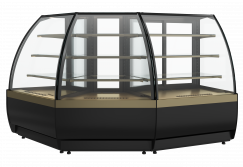 Витрина кондитерская Carboma FLANDRIA STANDARD 2 K70 VV-3 (9005)