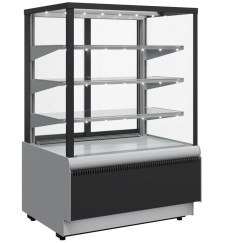 Витрина кондитерская Carboma CUBE STANDARD KC70 VV 0,6-1 (9006-9005)