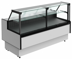 Витрина холодильная Carboma PALM 3 GC95 VV 0,94-1  (9006-0430) Inox