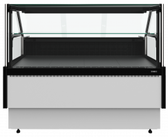 Витрина холодильная Carboma PALM 3 GC95 VV 0,94-1  (9006-0430) Inox
