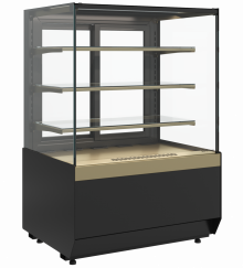 Витрина нейтральная кондитерская Carboma CUBE LIGHT 2 N 1,3-1 (9005-0109)